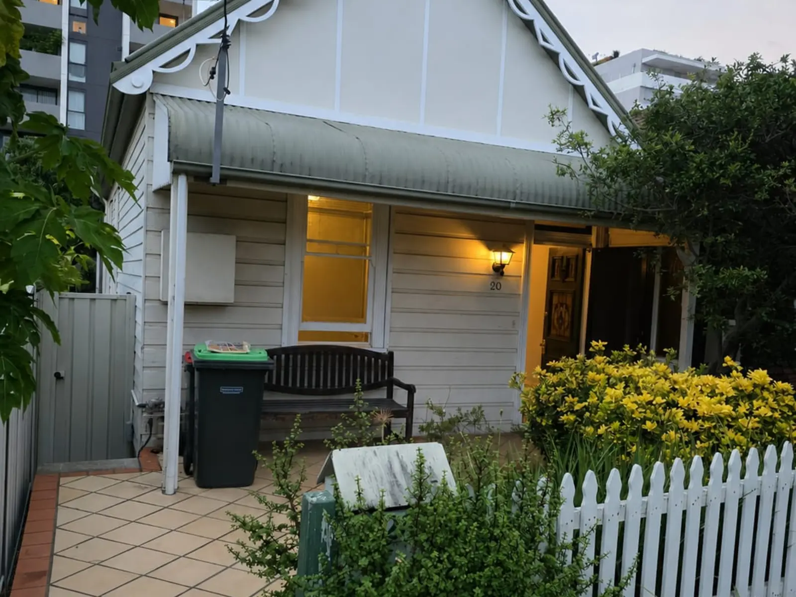 Exterior and front garden of the Burwood SIL home