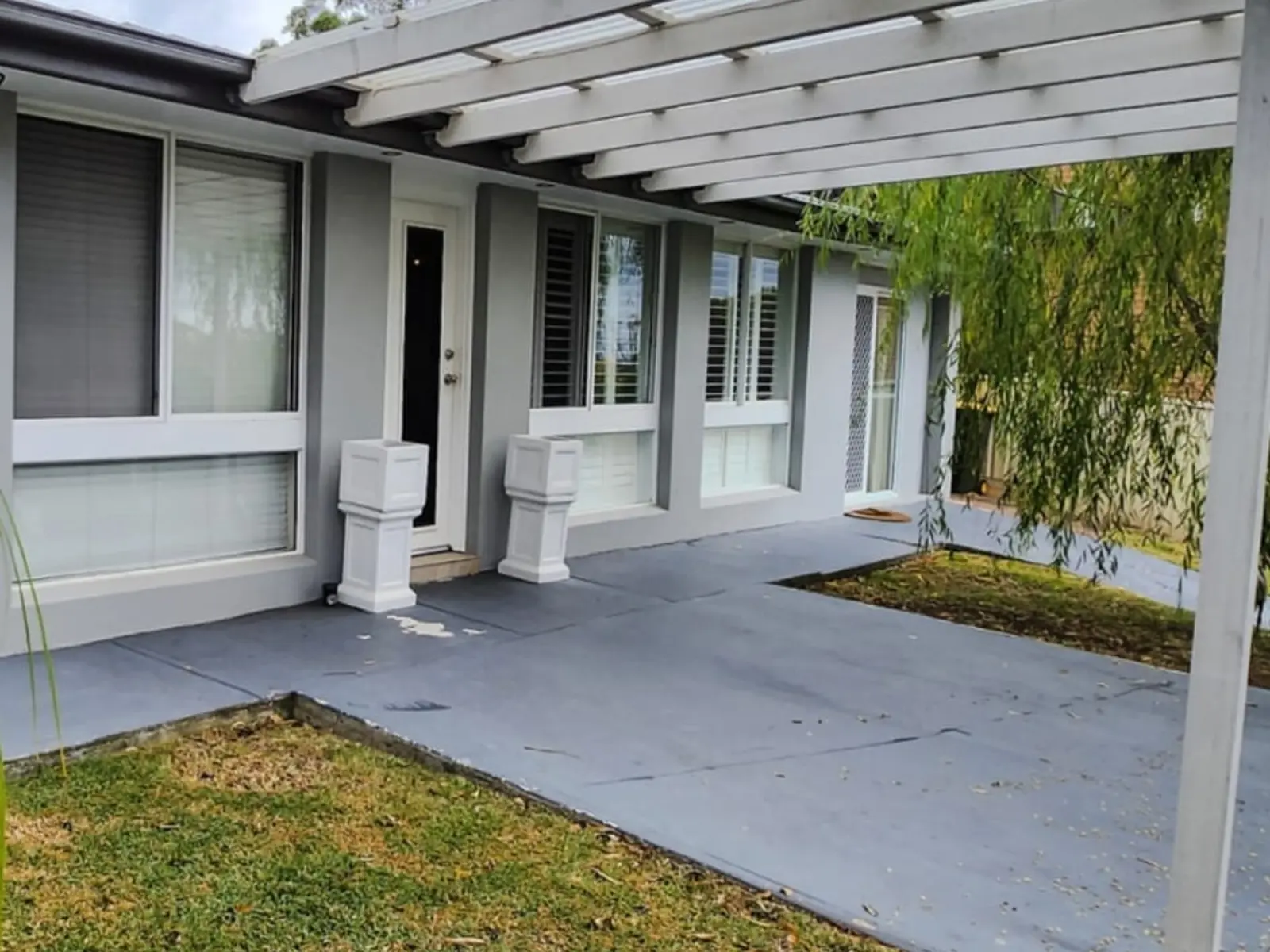 Covered outdoor area at Campbelltown SIL Home 2